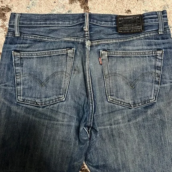 Levis Vintage Clothing 501XX Redline Selvedge Jeans Big E 32x28 Distressed 1993